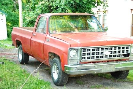 Early 1980 chevrolet c10 2 wheel pickup truck small block turbo 350 edelbrock