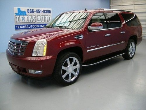 We finance!!!  2007 cadillac escalade esv awd auto roof nav rcam 2 tv's 3rd row!