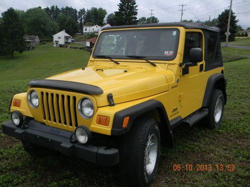 2006 jeep wrangler se sport utility 2-door 4.0l