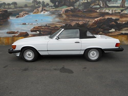 1985 mercedes-benz sl560 euro convertible with hardtop
