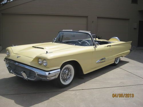 1959 ford thunderbird convertible only 57,069 3 owner miles