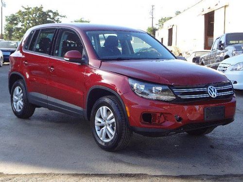 2013 volkswagen tiguan s damaged junk title only 443 miles economical wont last!