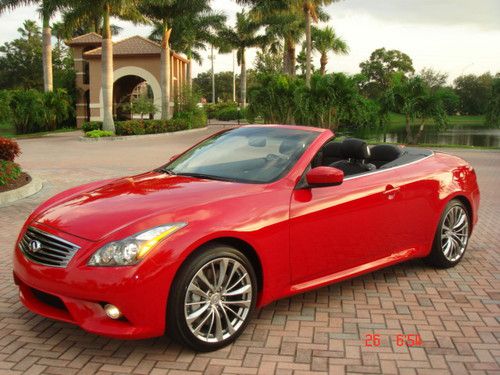 2011 infiniti g37 s sport, navigation convertible 2-door 3.7l 7-speed automatic