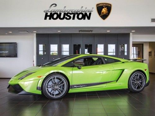 2012 lamborghini gallardo lp570-4 superleggera e gear verde ithaca nav cam