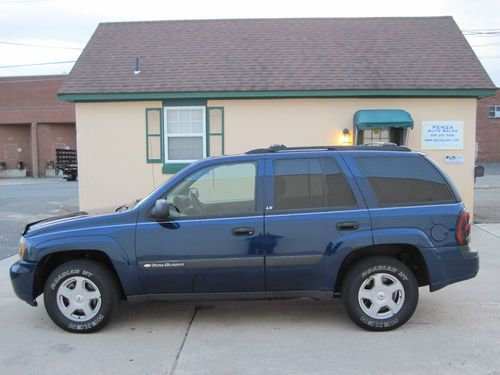 2003 chevrolet trailblazer ls sport utility 4-door 4.2l no reserve auction!