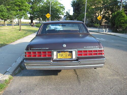 1985 pontiac parisienne brougham factory moonroof looks like bonneville