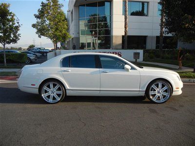 2006 bentley flying spur glacier white