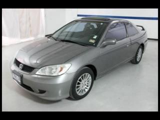 05 honda civic cpe ex automatic sun roof 2 door we finance