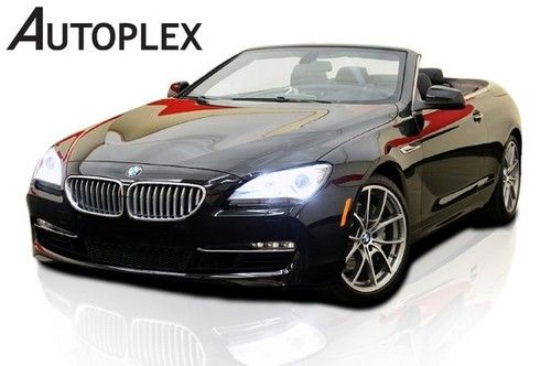 2012 bmw 650i convertible luxury seating pkg! premium sound!