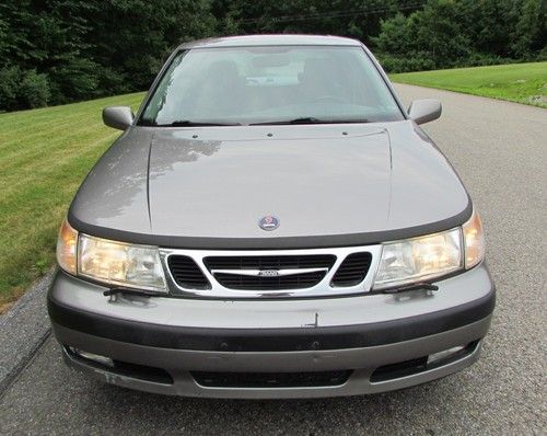 2001 saab 9-5 turbo manual lo miles very clean heated leather sunroof no reserve