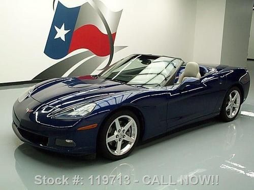 2006 chevy corvette convertible 3lt auto nav hud 60k mi texas direct auto