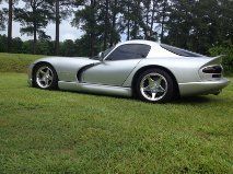 Dodge viper gts 1998 silver no stripes