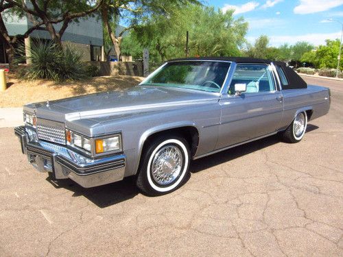 1979 cadillac coupe deville phaeton - 12k original miles - all original- mint!!