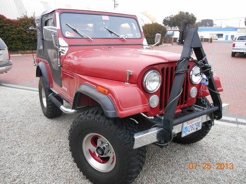 1981 cj5 jeep soft top, ps, 3"lift, 4x4, 4spd, 4 cyl, rollbar, alum whls,