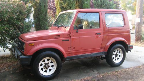 1986  suzuki samurai hardtop 4wd 5speed 4cyl