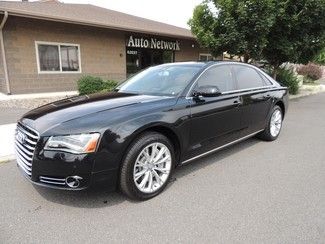 2011 audi a8l only 6k miles b&amp;o rear comfrt. pkg night vision pano prem. loaded!