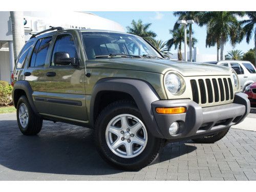 2003 jeep liberty sport 4x4 all wheel drive,1 owner,clean carfax,florida car!!!