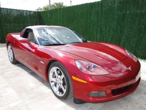 2008 chevrolet corvette z51 1 owner targa top 6.2l v8 paddle shifters nice autom