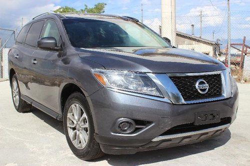 2013 nissan pathfinder sv 4wd damaged rebuilder only 8k miles priced to sell!!