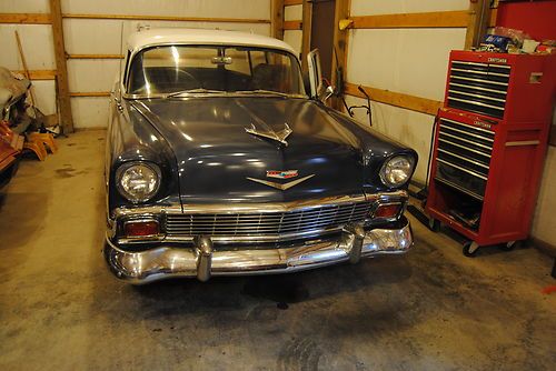 1956 chevy 150 wagon with 210 trim