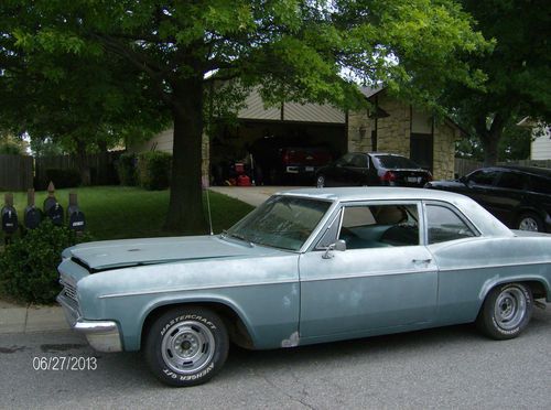 1966 chevy bel air 2dr post