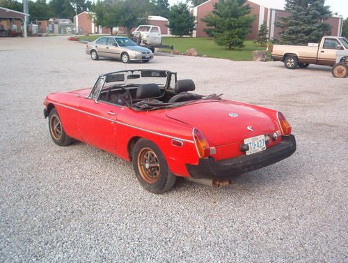 1979 mgb convertable