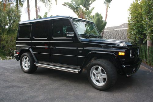 
			 2003 mercedes benz g500 black