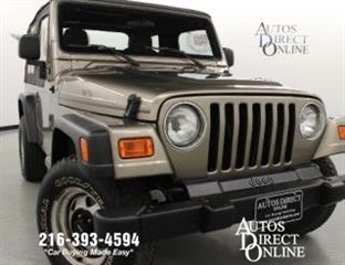 We finance 04 se 4x4 auto cd stereo half metal doors soft top low miles 2.4l