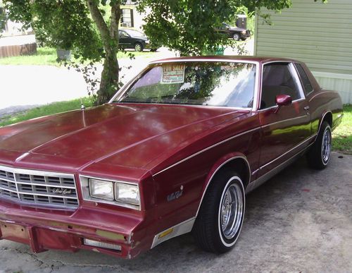 1983 chevrolet monte carlo