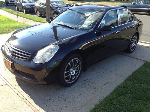 2006 infiniti g35 sedan 4-door 6 speed manual 3.5l