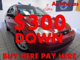 2002(02) ford focus se power windows &amp; locks! beautiful red exterior! save big!!