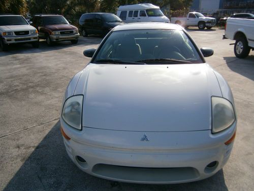 2003 mitsubishi eclipse rs 2dr coupe, (66,754miles)  pearl white
