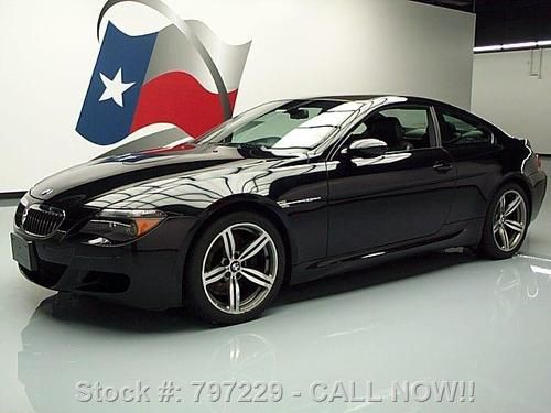 2006 bmw m6 sport 500hp carbon fiber roof nav hud 62k texas direct auto