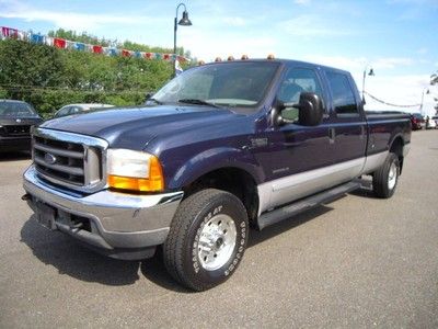 2001 f-350sd xlt, auto, 7.3l turbo diesel, long bed, 4wd, crew cab,