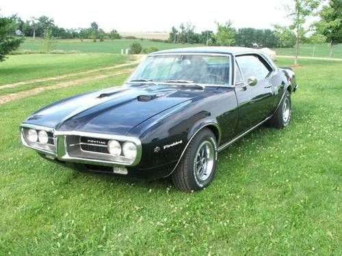 1967 pontiac firebird with 428 tri-power - midnight blue, automatic