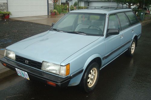 1986 subaru legacy 4d gl 4x4 5-speed
