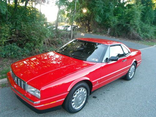 92 cadillac allante hard top convertible black leather 97000 miles runs perfect