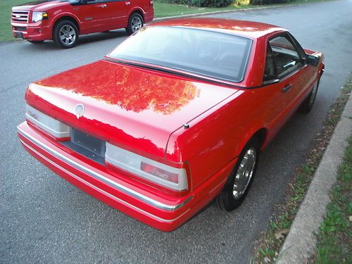 92 CADILLAC ALLANTE HARD TOP CONVERTIBLE BLACK LEATHER 97000 MILES RUNS PERFECT, US $6,500.00, image 6