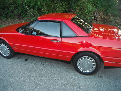 92 CADILLAC ALLANTE HARD TOP CONVERTIBLE BLACK LEATHER 97000 MILES RUNS PERFECT, US $6,500.00, image 9