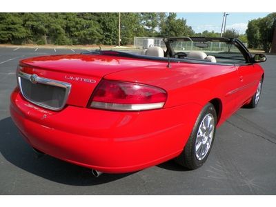CHRYSLER SEBRING LIMITED 1 OWNER GEORGIA OWNED LOCAL TRADE HEATED NO RESERVE, image 5