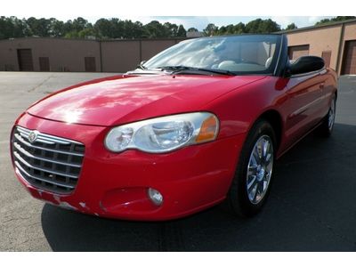 CHRYSLER SEBRING LIMITED 1 OWNER GEORGIA OWNED LOCAL TRADE HEATED NO RESERVE, image 11