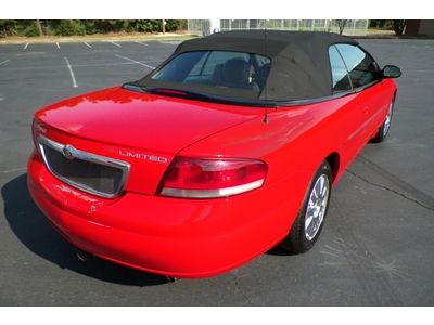 CHRYSLER SEBRING LIMITED 1 OWNER GEORGIA OWNED LOCAL TRADE HEATED NO RESERVE, image 90