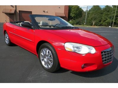 CHRYSLER SEBRING LIMITED 1 OWNER GEORGIA OWNED LOCAL TRADE HEATED NO RESERVE, image 98