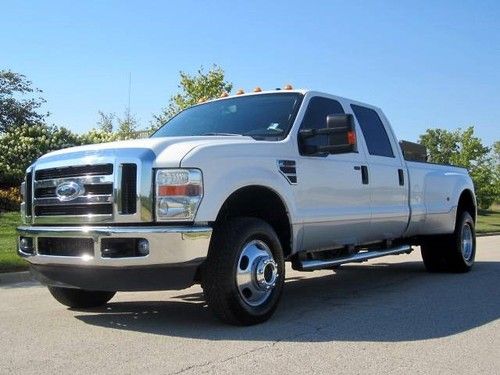 F350 lariat drw 4x4 diesel leather nav sunroof alloys nerf bars tow pkg linex