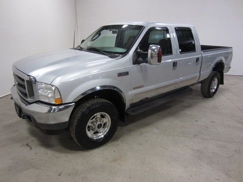 03 ford f350 6.0l turbo diesel lariat 4x4 crew long   pickup 80pics