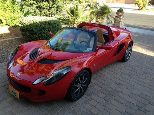 2005 lotus elise - red with tan interior - no reserve!!!!!