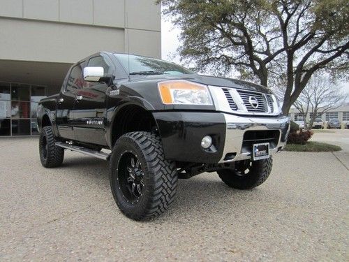 2011 nissan titan crew cab sl 4x4 heavy metal edition - lifted