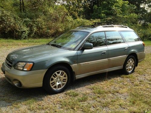 No reserve!! 2002 subaru outback ll bean awd wagon ~ loaded ~ 6-cyl ~ leather