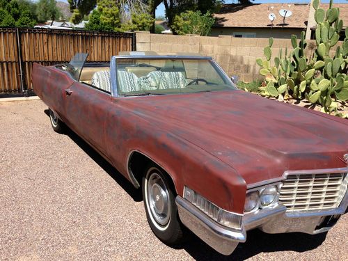 1969 cadillac deville base convertible 2-door 7.7l