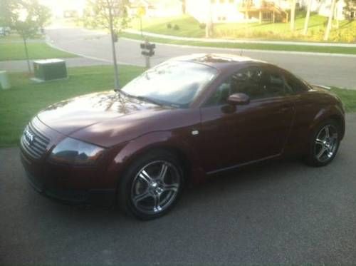 2000 audi tt quattro base coupe 2-door 1.8l custom paint 112k